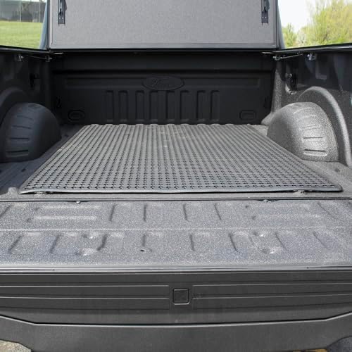 Buffalo Tools TBM46 4' x 6' Extra Thick Heavy Duty 38lb Rubber Truck Bed Mat, All