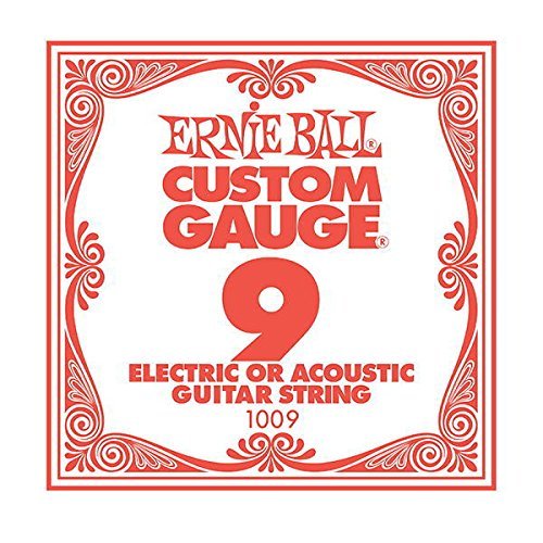 �A�[�j�[�{�[�� ERNIE BALL 1009 PLAIN STEEL �M�^�[�p�o����×6�{