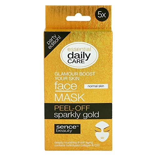PARAFARM Sence Beauty Facial Mask 5 U Gold Collagen, Neutral, Standard