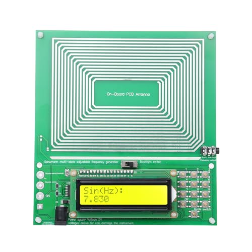 Weytoll DC 5V Adjustable 0.001Hz-200KHz 7.83Hz Schumann Resonance Ultra-low Frequency Pulse Wave Generator o Resonator Sine Wave