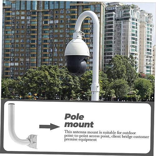 Support d'antenne extérieure en acier inoxydable Luxshiny résistant pack de 2 - 6
