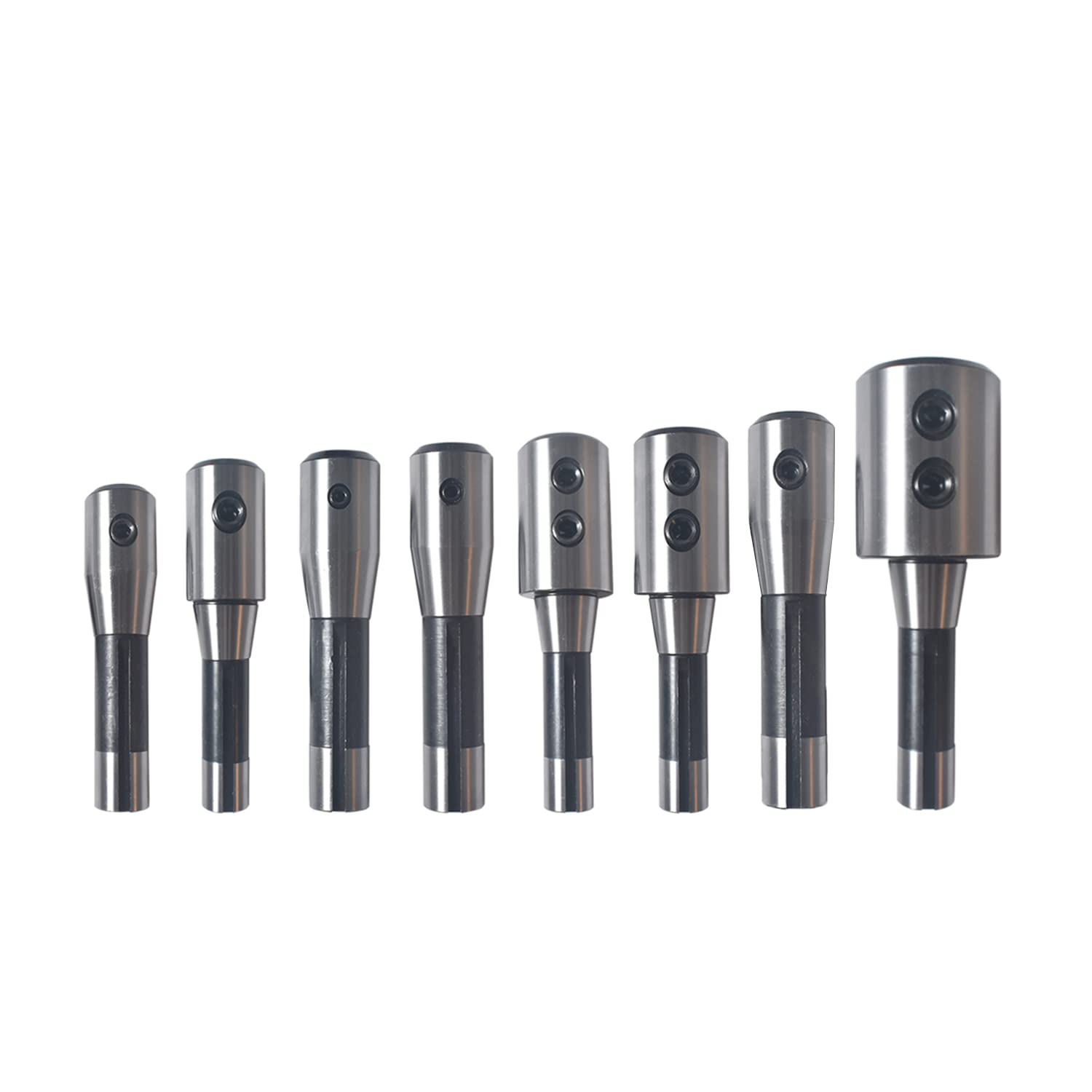 8pcs Precision R8 End Mill Tool Holder Set for Milling Machine 202-5310