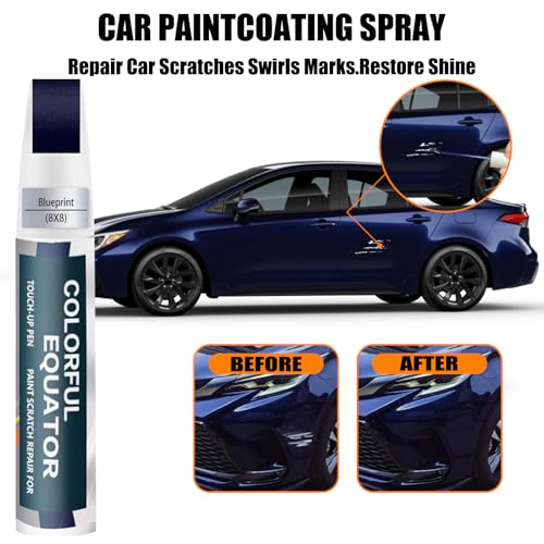 Image of 8X8 Blueprint Touch Up Paint for Toyota, Car Paint Pen Scratch Repair Two-In-One Touch Up Paint, Premium Car Scratch Remover for Deep Scratches