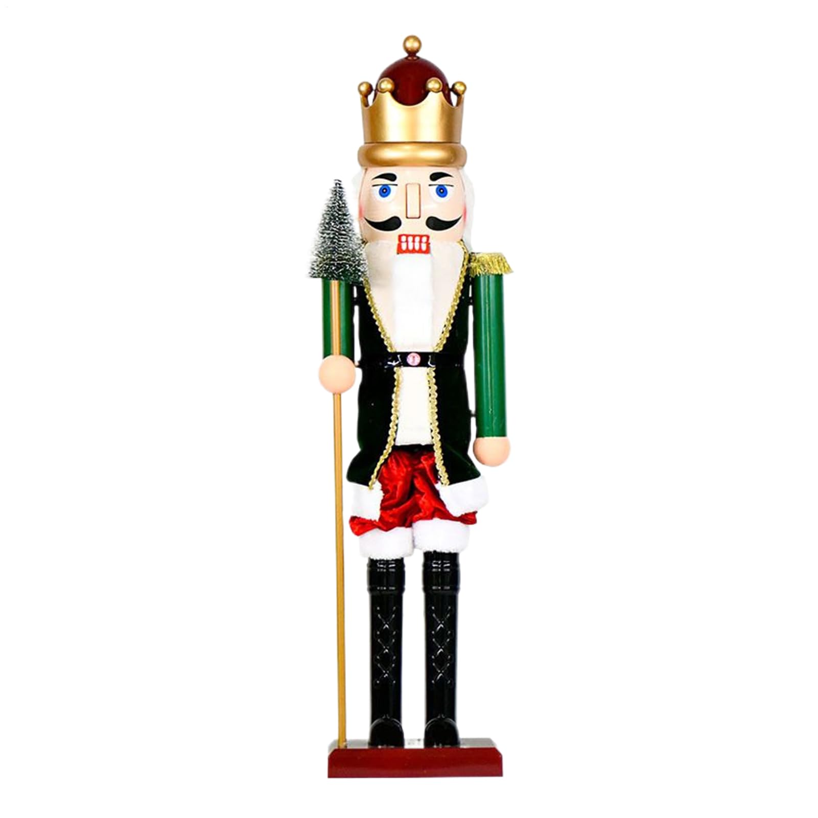 Statue de table Casse-noisette de Noël haut de gamme 40 cm avec musique