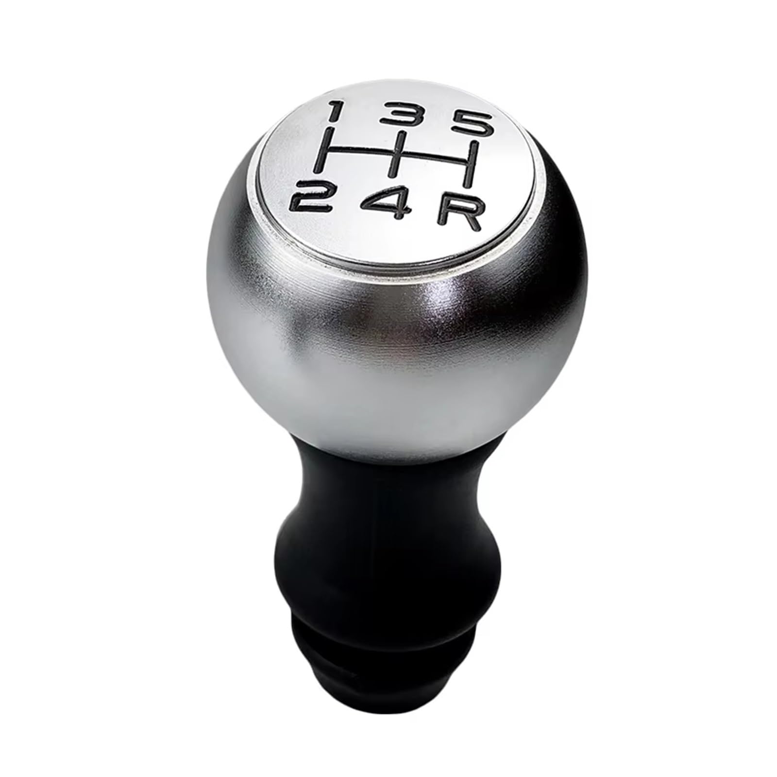 Qwqaab Matte Black Knob Manual Gear Knob For Peugeot 206 207 208 307 308 408 2008 3008 For C2 C3-Xr C4 C4l C5 Picasso Manual Gear Shift Knob Pu Gaiter Boot(Matte Black Knob)