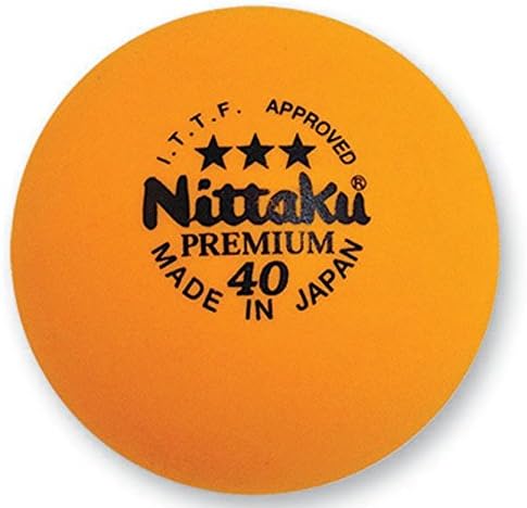 Nittaku Premium 3-Star Orange Table Tennis Balls