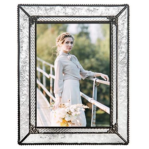 Vintage Stained Glass Photo Frame 5x7