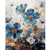 JATOK Paint by Numbers for Adults, Painting Kits for Beginners On Clear Symbols Colored Canvas, Easy DIY Acrylic Pigment Drawing Paintwork for Home Wall Decor, 16x20in Frameless, Lotus Flower - Image 9