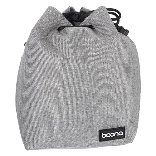 Sac de poche pour objectif d'appareil photo en polaire gris PATIKIL