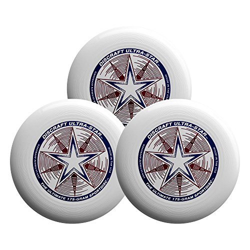 Discraft Ultra-Star 175g Ultimate Sportdisc White (3 Pack)