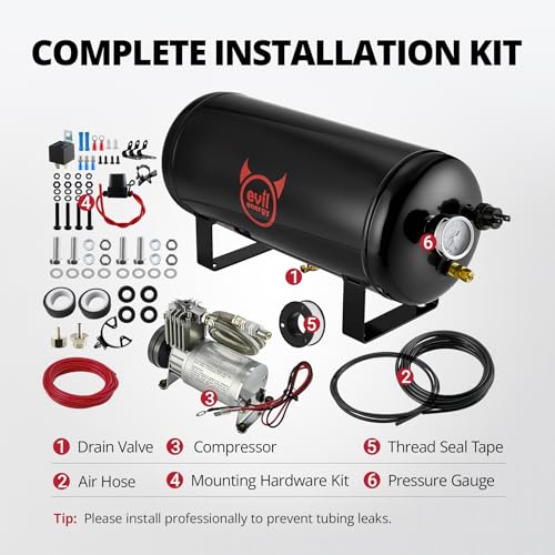 EVIL ENERGY 12V Air Compressor Tank Kit