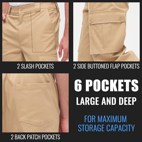 Cargo Pants for Men Baggy and Relaxed Fit Men's Casual Pants with 6 Pockets2