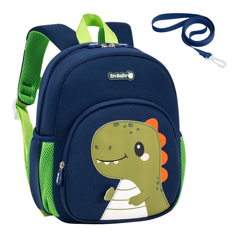 Padgene Toddler Backpacks Kids Preschool Backpack Waterproof Neoprene Animal Schoolbag Lunch backpack 3D Cartoon Mini Travel Bag for Boys Girls Ages 3-5