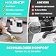 HAUSHOF StainZapper Air, Akku Waschsauger für Auto 12kPa, 24V Fleckenreiniger Teppichreiniger mit Reinigungsmittel 75dB, Polsterreiniger für Teppich, Sofa, Polster