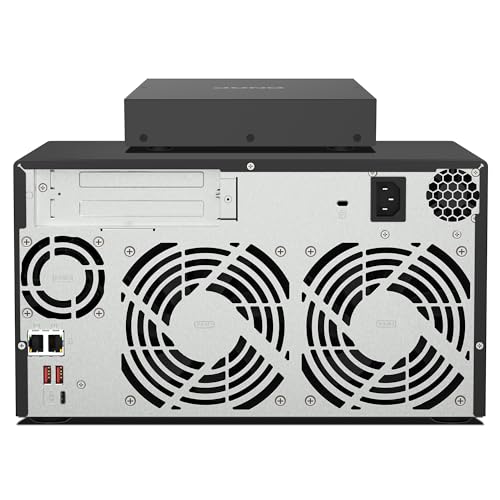 Image of QNAP TS-873A 8-Bay AMD Ryzen Quad-Core 2.5GbE NAS with QSW-1105-5T 5-Port 2.5GbE Unmanaged Switch (TS-873A-SW5T-US)