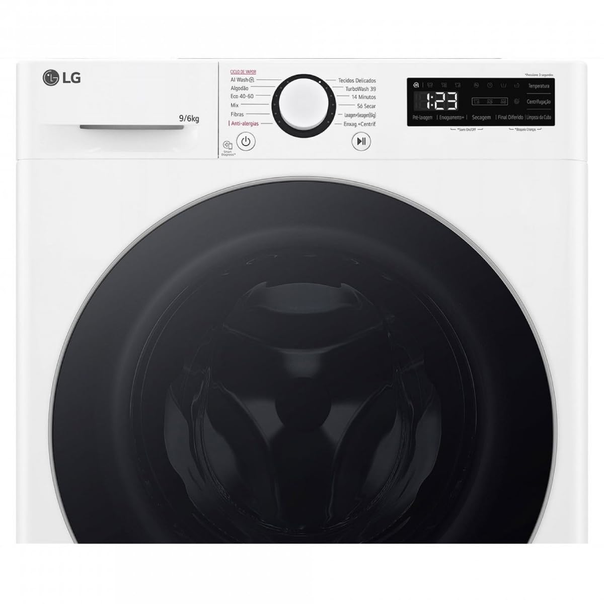 Maquina Lavar Secar Roupa LG F-4-DR-509-S-1-W