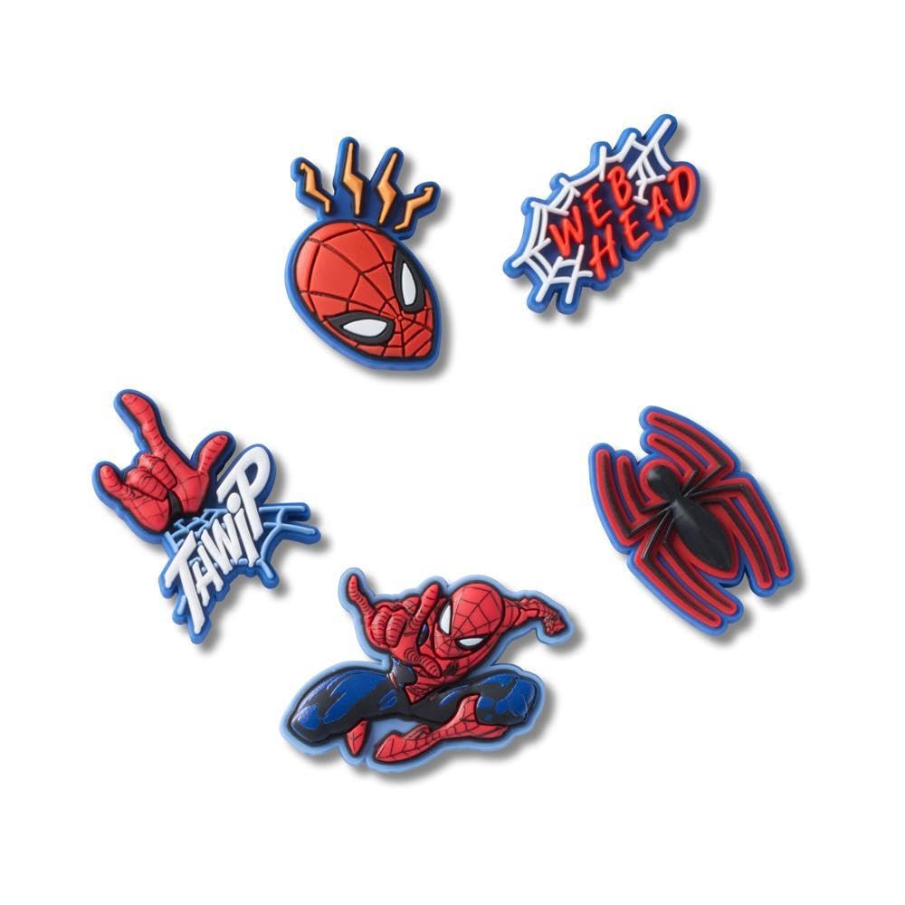 Spiderman 5'li Jıbbıtz Unisex Yetişkin Çok Renkli Tek Beden