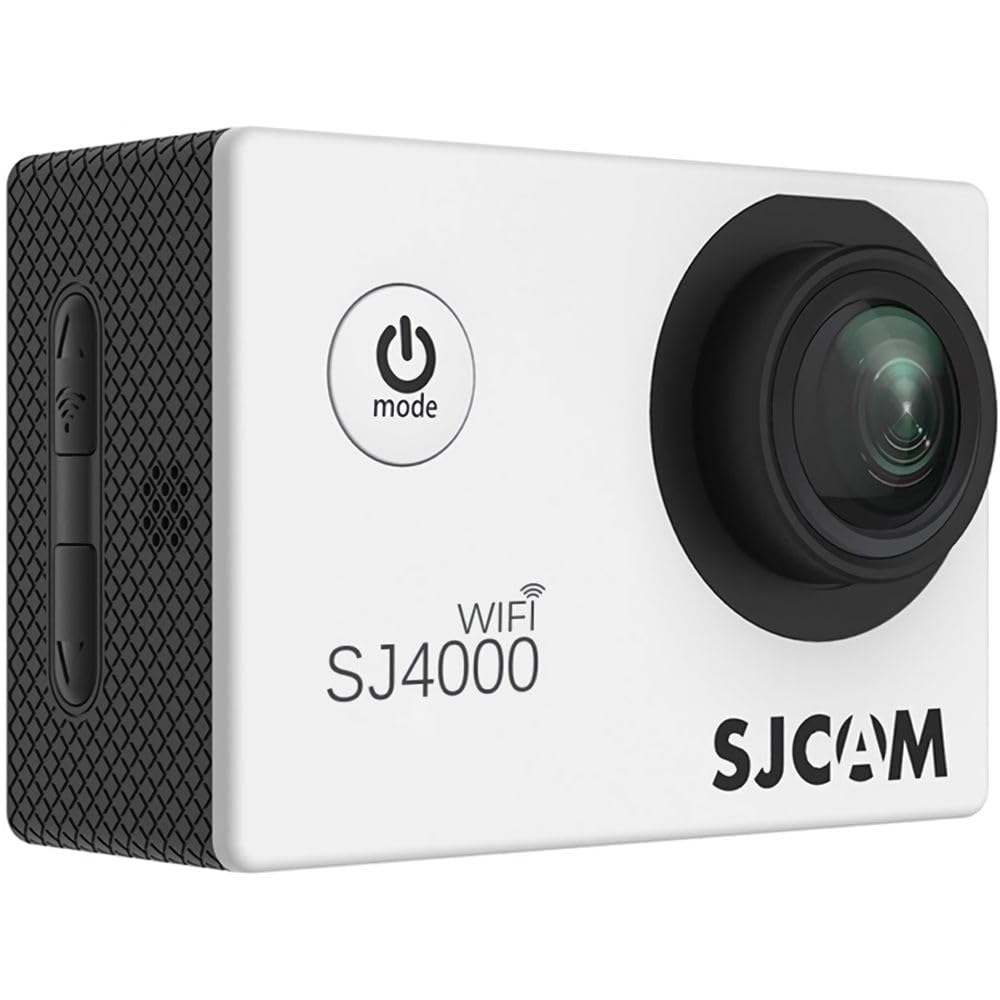 SJCAM SJ4000 WiFi 4K UHD 156° 2” Geniş Ekran H.265 900mAh Hareket Algılama 30 Metre Su Geçirmez Kılıflı Aksiyon Kamerası Gümüş