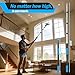 Veebuyla 26FT Reach Telescopic Extension Pole, 5-20FT Paint Roller Extension Pole with Flip-Lock Design, Aluminum Alloy Threaded Head for Painting Cleaning Dusting & Window Washing Tools