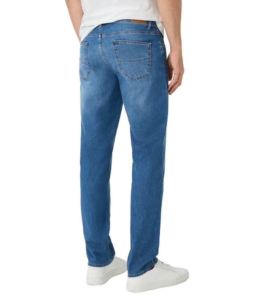 Brax Herren Style Cadiz Ultralight Denim Blue Planet Five-Pocket Jeans Ocean Water Used 36W / – Bild 5
