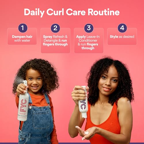 Spray refrescante y desenredante para rizos 8.45 fl oz miniatura 2