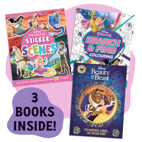 Disney Princess Story Book and Activity Book Set