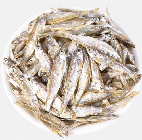 Litomine Freeze Dried Minnows for Cats, Dried Fish Cat Treats