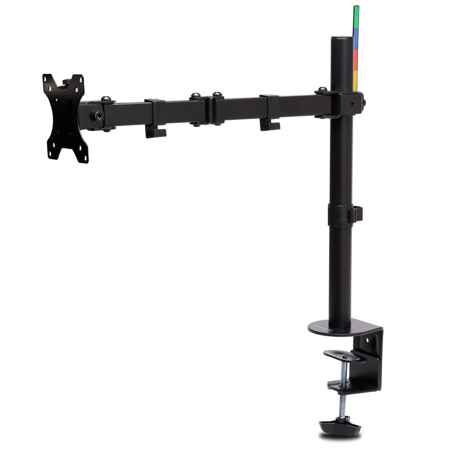 Kensington K55408WW SmartFit Ergo Single Monitor Arm - Black, Long