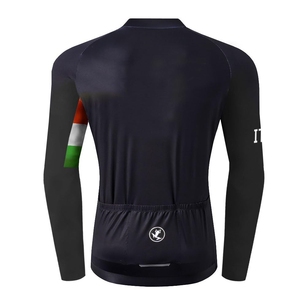UGLY FROG Abbigliamento Magliette Set Inverno Termico Vello Antivento Maglia Lunga e Pantaloni Completo Ciclismo Uomo Invernale KXITCXHB14