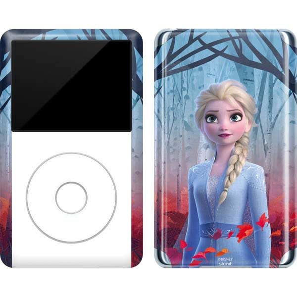 Skinit Decal MP3 Player Skin Compatible with iPod Classic (6th Gen) 80GB - Officially Licensed Disney Frozen II Elsa Design