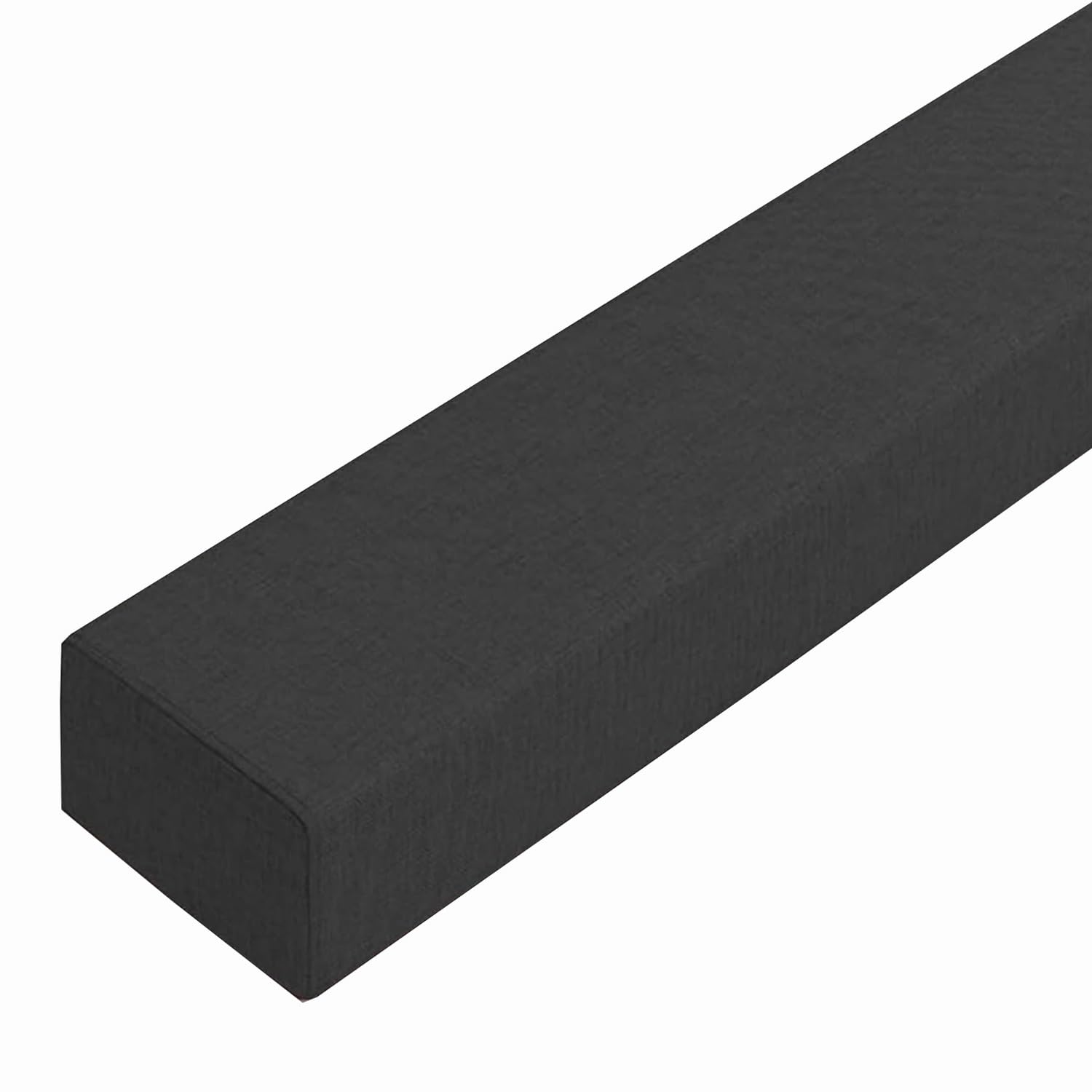 bed gap filler, mattress extender for full/twin/queen/cal king/king size bed, headboard pillow between headboard and mattress or wall, high-density sponge with removable cover(#4,71x4x10in)