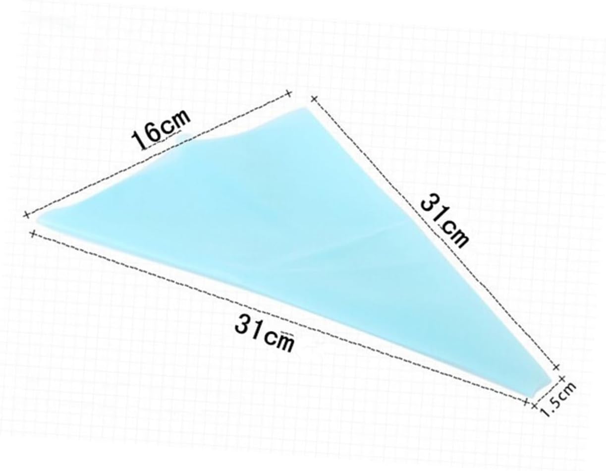 Reusable Blue Bags Silicone Small Decorating Pastry Cake