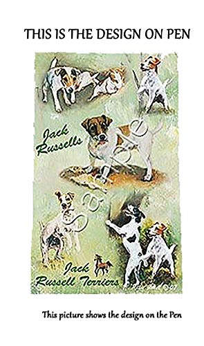 Bolígrafo roller tinta negra Jack Russell Terrier miniatura 4