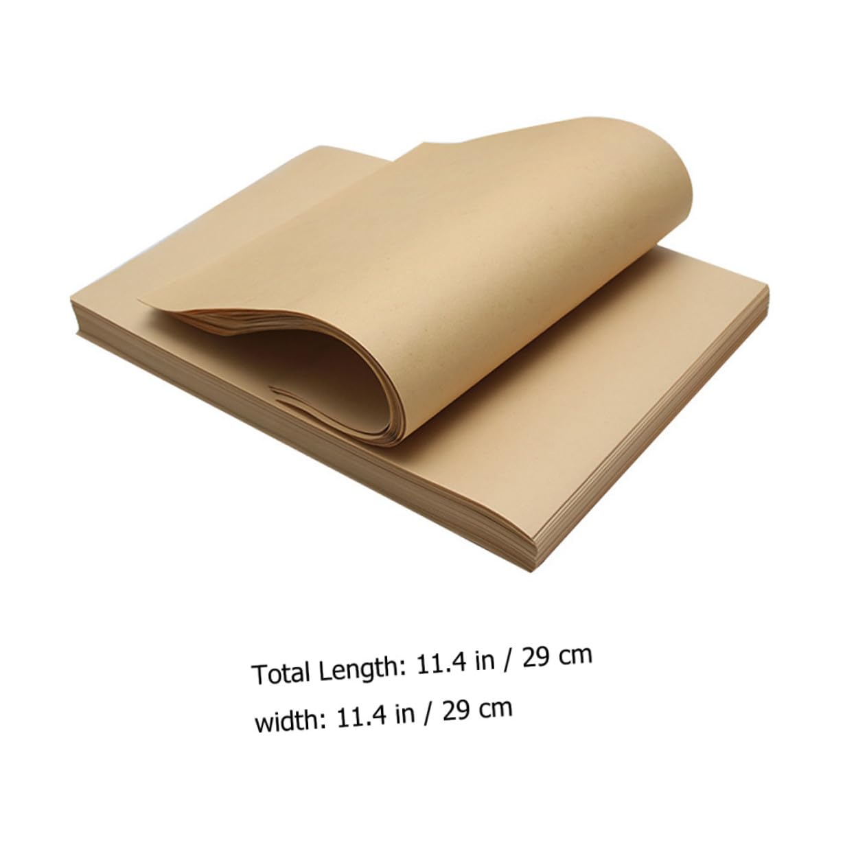 TOYANDONA Papel Para Alimentos y Sándwiches 29x29 Cm 70 g Sin Encerado Pulpa De Madera Resistente a Grasas Uso Alimenticio Desechable Para Envolver Carnes, Quesos y Hamburguesas 300 Hojas