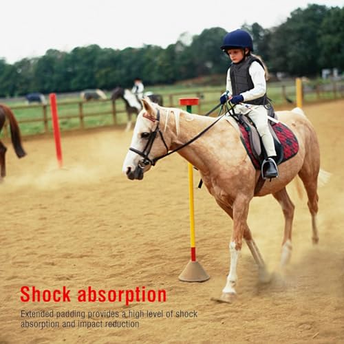 Zerone Safety Vest Equestrian Horse Vest, Acrylic Main for Children Regular Size (S), Black - Image 2