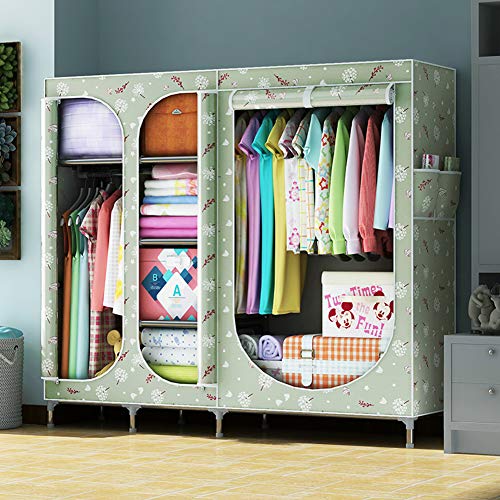 Armoires en tissu pliant 168x45x168cm pour rangement optimisé - 2