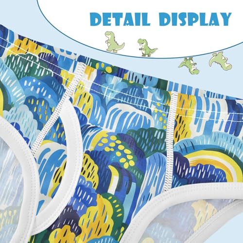 visesunny Boys Cotton Underwear Mountain Waterfall Pattern Printed Toddler Soft Training Briefs Size 2T-8Y for Kids4