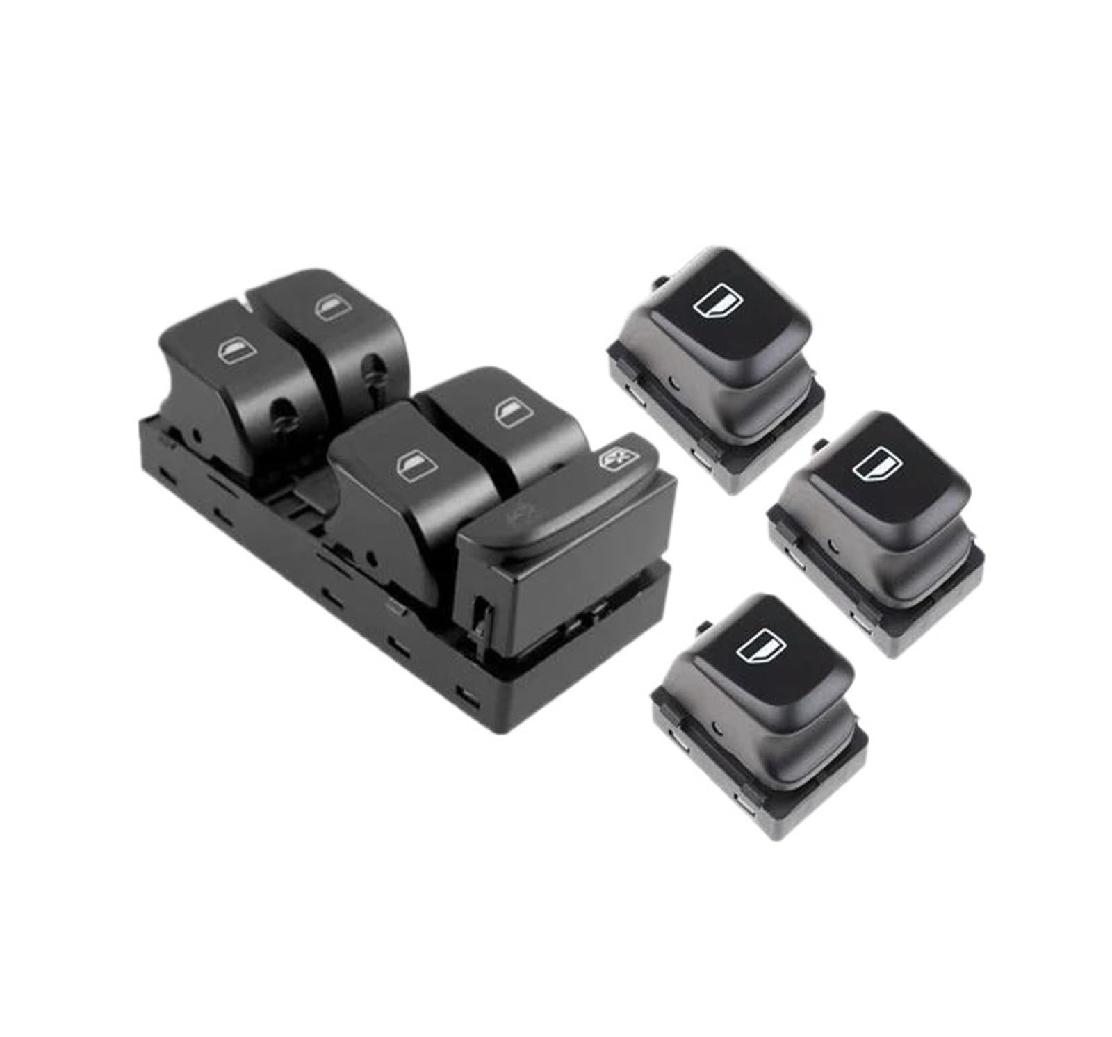 Bouton commande lève-vitre 8KD959851 finition origine pour habitacle A4 S4 A5 Q5 B8