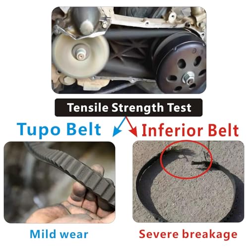Image of Tupo 669-18-30 * 2 Belt | Aramid Fiber For 50cc 49cc Roketa Baja Tank Jmstar Taotao Jonway Vespa Scooter Moped ATV that Equipped with GY6 139QMB Engine