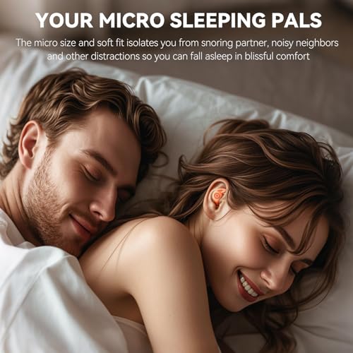 Sleepals Micro Sleep Earbuds for Side Sleepers, Sleep Headphones with Noise Reduction, Soft and Snug Fit Overnight, Slim - Additional View