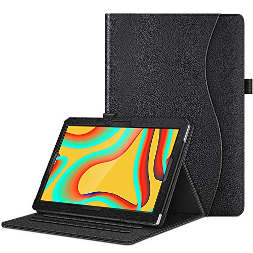 CASEBOT - Funda para tablet VANKYO MatrixPad S30 de 10 pulgadas (protección de esquinas), diseño de manos libres, color negro