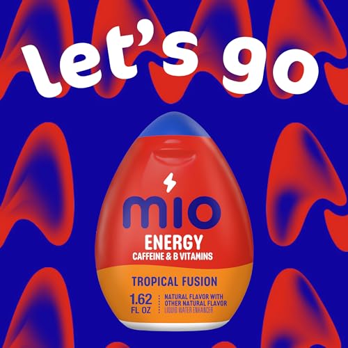 Image of MiO Energy Tropical Fusion Naturally Flavored Liquid Water Enhancer 1.62 Fl Oz (Pack of 12)