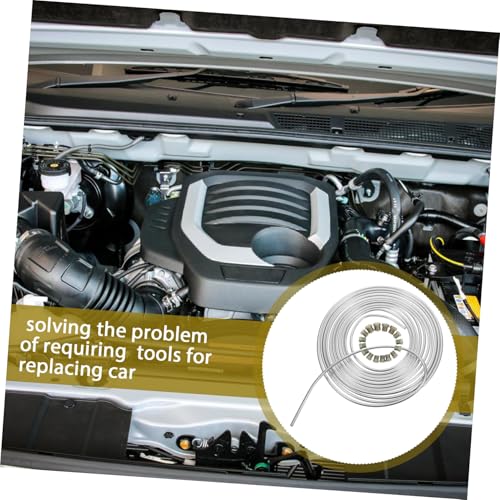 Manguera trenzada para coche Amosfun y kit de conductos de combustible 7