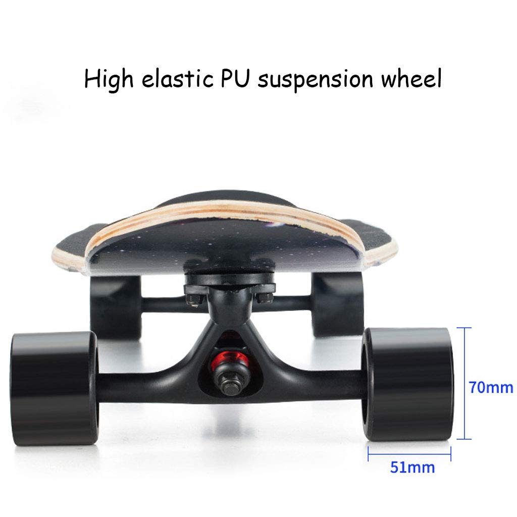 YEENUO Longboards Skateboard Cruiser 8 Plis Maple Complete Longboards Skateboard Dancing, Cruising, Curving, Freeride Slide, Freestyle et Downhill Freestyle Cruiser pour Ados ou Adultes 42x9 pouces