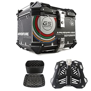 WNANCH Aluminium Motorrad Topcase 36L