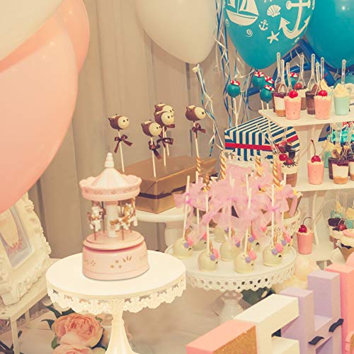 image for SOPRETY Metal White Cake Stand 10in , Dessert Display Stands Cupcake H