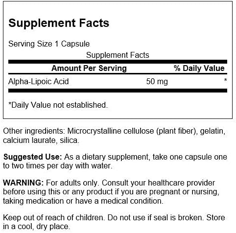 Alpha Lipoic Acid 50 mg
