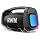 RWN Outdoor Bluetooth Speaker: 160W Loud Sound, IP67 Waterproof with 24H Playtime, Fast Charge, Bass, TWS, Portable Wireless Speakers with Light Show for House, Party, Projector, Beach (Black)