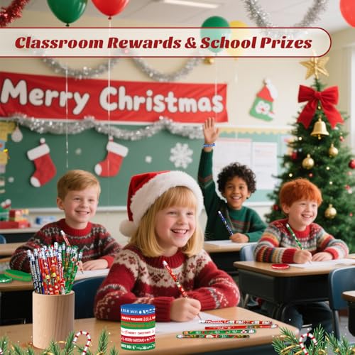 Set de 48 lápices navideños multicolor miniatura 5