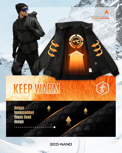Image of Men's Waterproof Lightweight Fleece Lined Softshell Jacket